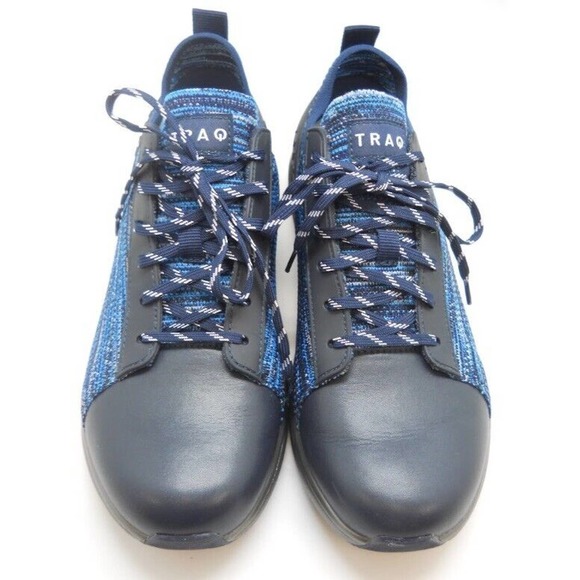 TRAQ by Alegria Qest Womens Smart Walking Shoe Multiplex Blue 39 EUC - Picture 2 of 3